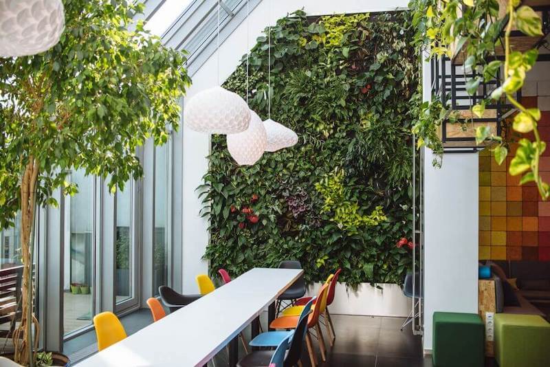 thiet ke noi that van phong OfficeInteriorDesign greenery2 - Báo giá thiết kế văn phòng 40m2 chuyên nghiệp thi công trọn gói